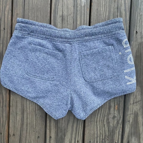 Calvin Klein Gray drawstring shorts women’s small - Picture 3 of 6